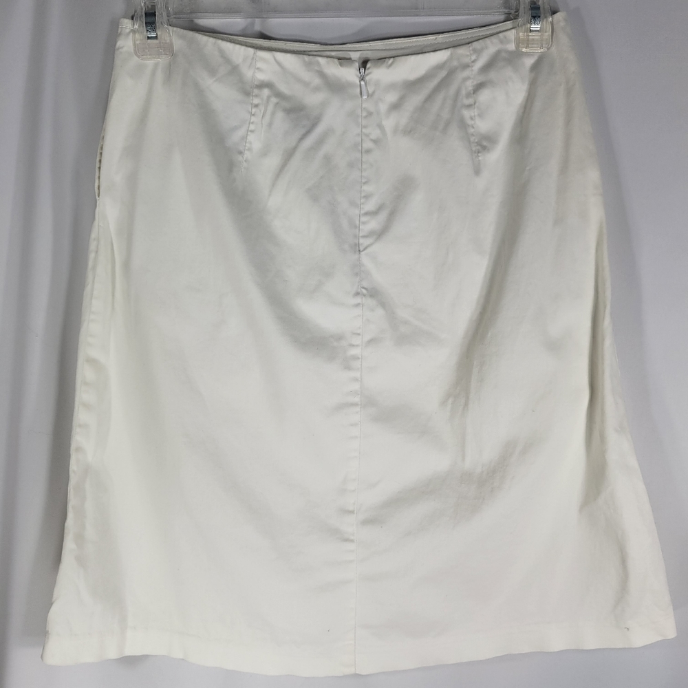 New York & Company White Skirt w/Pockets Size 4 - Picture 4 of 7
